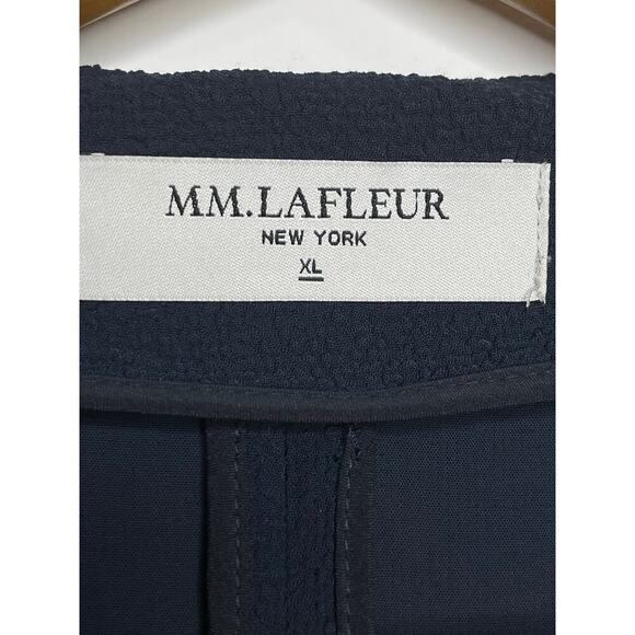 MM. LaFleur Higgins Jacket- Staccato size XL Navy Office Career NWOT - Picture 8 of 10